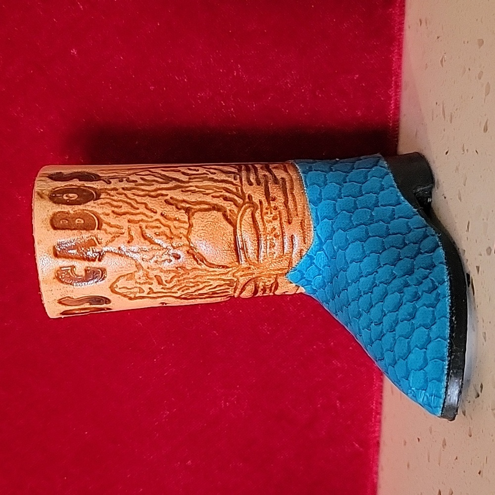 🍃 Shot glass leather boot Los Cabos
